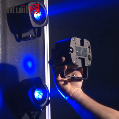 RGB Renk Karıştırma Mini Akülü LED Sahne Işıkları Bar Partisi Tatil Dekorasyonu İçin