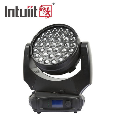 37x10W 4in1 RGBW LED Hareketli Baş Zoom Yıkama Işığı DMX512 Gece Kulübü Düğün Barı için Profesyonel Sahne Ekipmanı