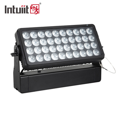 Dış 40 * 10W RGBW LED Şehir Renkli Işığı Çamaşır Çamaşır Efekti Su geçirmez Duvar Çamaşır Fırlatma Işıkları IP65 DMX512 Kontrol Modu