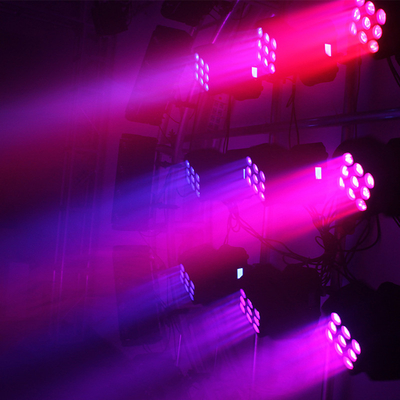 9*10W RGBW 4'ü 1 Arada LED Yıkama Hareketli Işık Yüksek Parlaklıklı DJ 3x3 Matrix Pixel