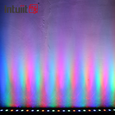 Profesyonel 24 * 0.5W LED Sahne Aydınlatma Çubukları DMX RGB LED Strobe Işıkları Duvar Yıkayıcı