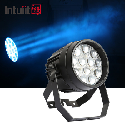 240V Kapalı Led Zoom Par 12 * 10w 4'ü 1 Arada RGBW Geniş Zoom 5-60 Derece Festival Sahne Işıkları