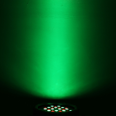 DMX Kontrol Uplight Düğün LED Sahne Işığı İnce Düz 54 * 3w RGBW Etkisi Par Işık