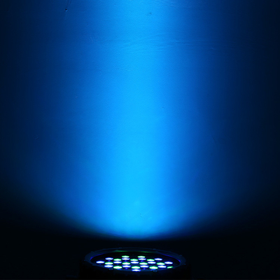 DMX Kontrol Uplight Düğün LED Sahne Işığı İnce Düz 54 * 3w RGBW Etkisi Par Işık