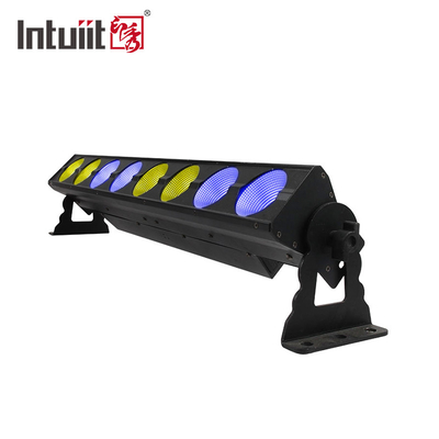 Profesyonel Duvar Yıkayıcı Işık LED Blinder RGB Lineer Bar 8 * 15w Cob LED Pixel Kontrolüyle