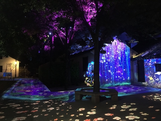 LED Işık Kaynağı Dış Gobo Projeksiyonu 60 W 100 W 200 W 400 W Kültürel Turizm Pazarı İçin