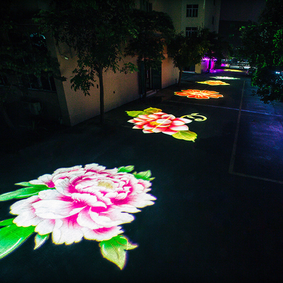 400w Gobo Projector Dış Kapı Ip65 Parlaklık Reklam Led Logo Işık Gobo Projector Depo Reklam Işıkları