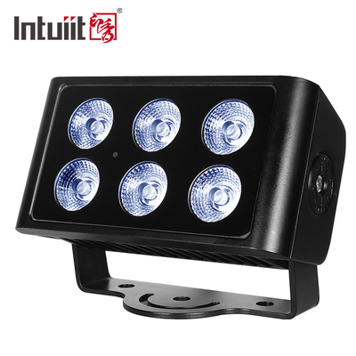 6x5W 4in1 RGBW LED DMX Duvar yıkama lambaları IP65 açık hava LED şehir renk ışığı Sahne Performansı DJ Parti Işığı