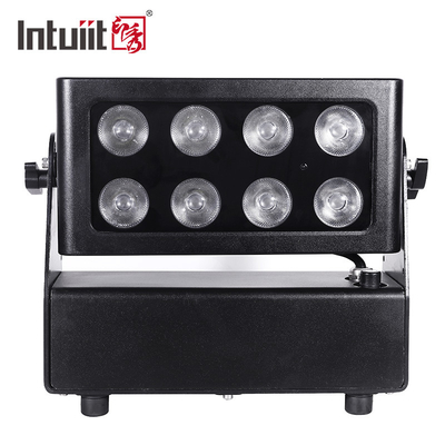 Tematik park için IP65 8x15w 4in1 LED şehir rengi açık hava yıkayıcı batarya sel ışığı
