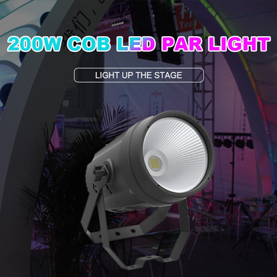 Sahne Işığı 200w Cob Led Par Light Dmx 512 Cob Led Dışarıdaki Cob Par Light