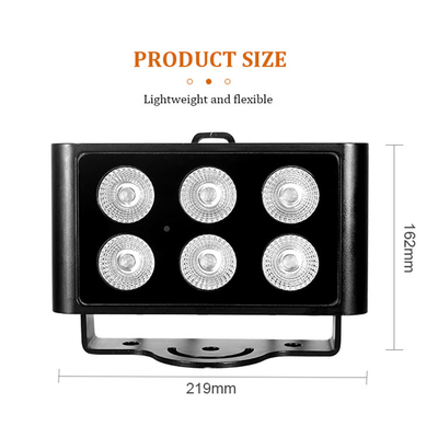6x5W 4in1 RGBW LED DMX Duvar yıkama lambaları IP65 açık hava LED şehir renk ışığı Sahne Performansı DJ Parti Işığı