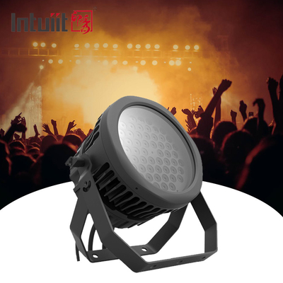 Yüksek Güçlü Sahne Işığı RGBW Par Can Lights Su geçirmez IP65 DMX 54*3w RGB 4in1 Dışarıda LED Par Işık
