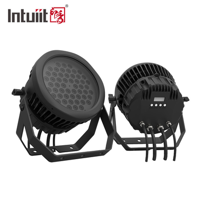 Yüksek Güçlü Sahne Işığı RGBW Par Can Lights Su geçirmez IP65 DMX 54*3w RGB 4in1 Dışarıda LED Par Işık