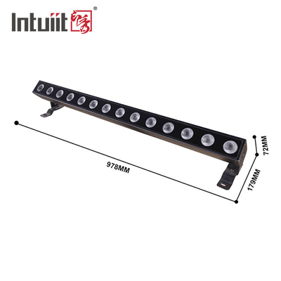 DMX512 14*10w RGBW 4in1 Pixel Led Duvar yıkayıcı çubuğu IP65 Su geçirmez Dj Düğün Şehir Etkinlikler Sahne Dışarıda Led Yıkama Işığı