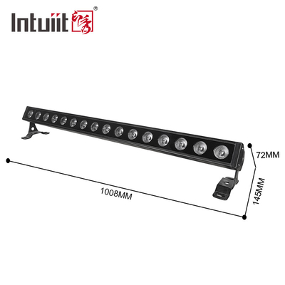 16*5w LED Pixel Bar 4 in 1 COB led duvar yıkama makinesi ışığı RGBW LED Bireysel Kontrol yıkama çubuğu