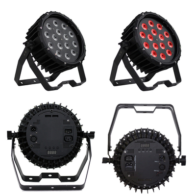 90w RGBW Led Flat Par Light Sahne Işığı Dmx Kontrolü Dj Disko Parti Düğün Kilisesi