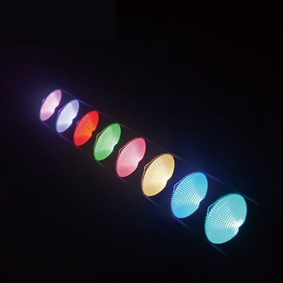 15W COB RGB 3-in-1 Led Sahne Işığı DMX sahne ışıkları ile Duvar çubuğu LED ışıklar gece kulübü için disko