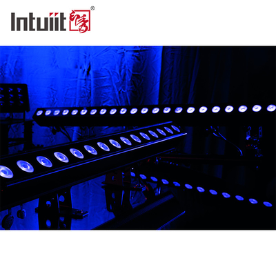 15*10Watt Dış Bina IP65 Su geçirmez Sert Çubuk Pixel DMX512 RGBWA-UV 6IN1 LED Duvar Yıkama Işığı