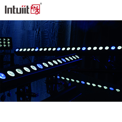 15*10Watt Dış Bina IP65 Su geçirmez Sert Çubuk Pixel DMX512 RGBWA-UV 6IN1 LED Duvar Yıkama Işığı