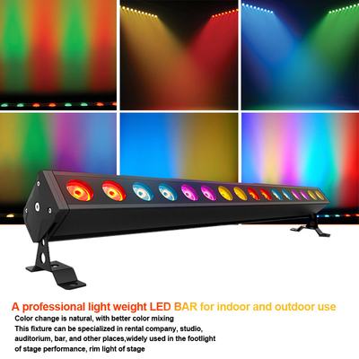 14x10W RGBW 4IN1 Led Duvar Yıkama Işığı DMX Led Bar Dış Su geçirmez Yıkama Sahne Işığı DJ Disko Partisi için