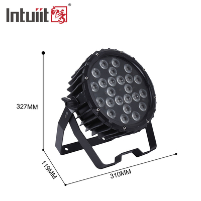 Profesyonel Sahne Işığı 82W RGB 24*Tri-3W İç mekan DMX512 Slim Flat Led Par Light