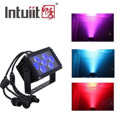 7x3W LED Dışarıdaki IP66 Su geçirmez 25 Derece Ölçme dökme Alüminyum Mimarlık Projeksiyon Fener Cephe Işığı