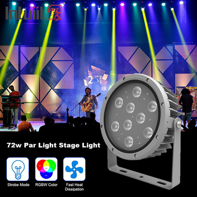 IP65 72W RGBW 4 In 1 LED Bahçe Spotları