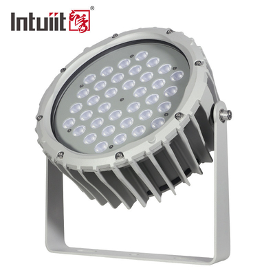 72w RGBW DMX512 Su Geçirmez Led Taşkın Işık Dış Peyzaj Bahçe Yuvarlak Sahne Par Işığı
