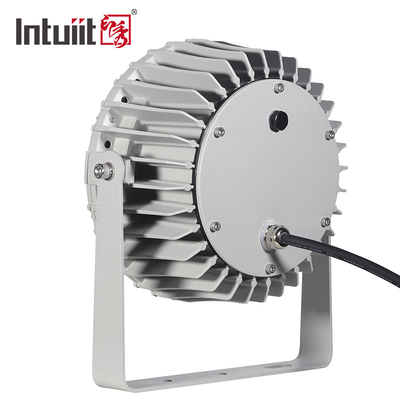 72w RGBW DMX512 Su Geçirmez Led Taşkın Işık Dış Peyzaj Bahçe Yuvarlak Sahne Par Işığı