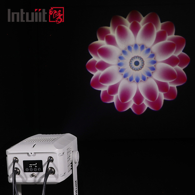 Su geçirmez 100W Özel Logo Reklam Döner Gobo Projector Işık Dış Reklam Işıkları