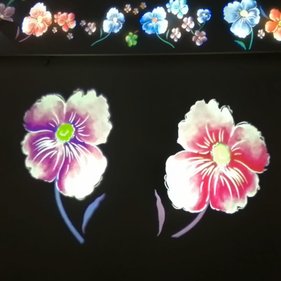 Yüksek Güçlü 200W Gobo Projector IP65 Dışarıdaki Gece Işığı Projeksiyon Lamba Logo Projeksiyon Işığı