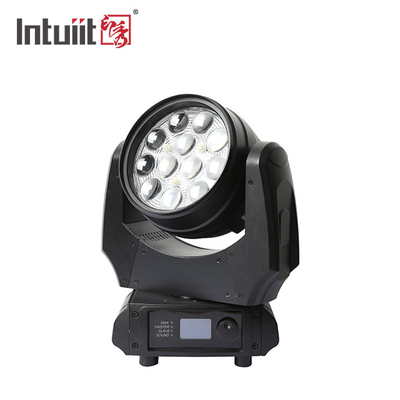 LED RGBW 4in1 sahne ışıkları hareketli baş gece kulübü DJ Sahne 12X10W LED ışık LED hareketli baş yıkama