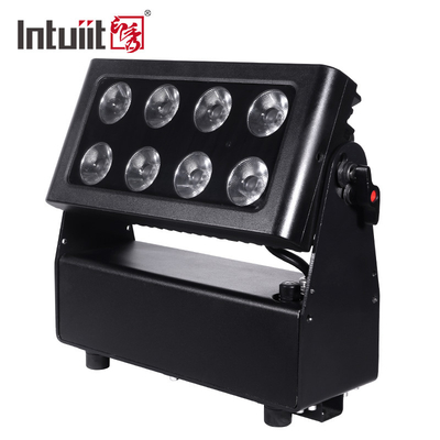 IP65 Su geçirmez Duvar Yıkama Bina Işığı 8 * 15W RGBW 4in1 açık hava şehir renkli ışığı