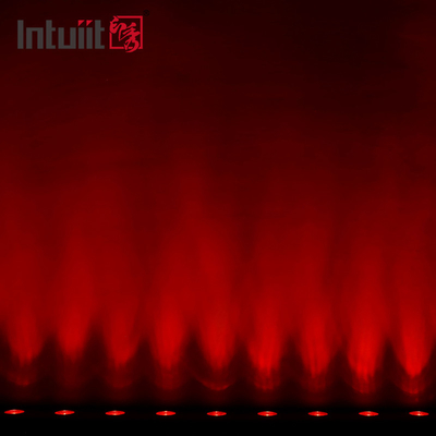 12x2W RGBW LED Sahne Işığı 4in1 Ses Aktif Kontrollü DJ Işığı Bar Kilisesi Düğün Işığı Led Duvar Çamaşırları
