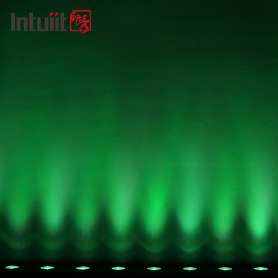 12x2W RGBW LED Sahne Işığı 4in1 Ses Aktif Kontrollü DJ Işığı Bar Kilisesi Düğün Işığı Led Duvar Çamaşırları
