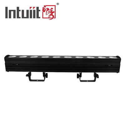 10x9W RGB DMX 3in1 LED duvar yıkama ışığı doğrusal bar yıkama makinesinin sahne aydınlatması