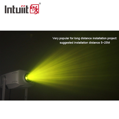 Özel Logo Dış Cephe Işıkları IP65 Su geçirmez 200W Led RGBW Döner Gobo Projeksiyonu Gobo Işık