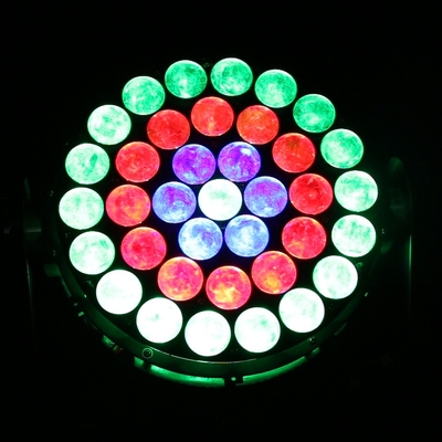 37x10W RGBW 4in1 Led Yıkama Sahne Işığı DMX Profesyonel Dj Işıkları 370W Zoom Parti için Hareketli Baş Işığı