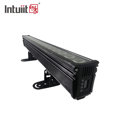 18x8W DMX512 RGBW 4 in 1 Duvar yıkayıcı LED Işıklar Dışarıdaki Doğrusal Işık Parti Sahne Işığı