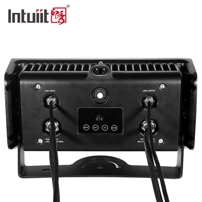 80W Dışarıdaki IP65 Kare DMX RGBW LED Fırtına Işığı Bina Cephesi için LED Duvar Yıkama Işığı