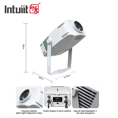 400W Dış Sahne Işığı Dmx Kontrol LED Su Dalgaları Işık Ip65 Dalga Dalga Etkisi Işık Park Dekorasyonu İçin