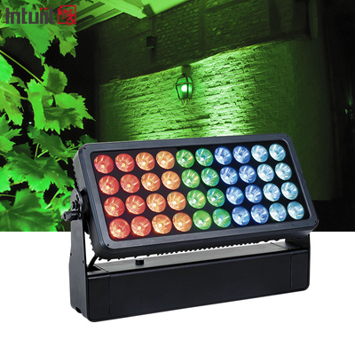 40x10W RGBW 4 in 1 LED Floodlight IP65 Su geçirmez Sahne Işığı DMX512 Kontrol DJ Disko Ekipmanı Açık Hava Performansı