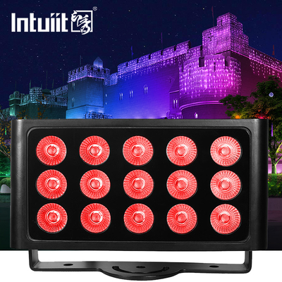 Sahne Işığı Kare 15x5w Ip65 Su geçirmez Duvar Yıkama Sel Işığı Par Işık
