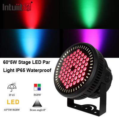60x12W par light sahne aydınlatması rgbw renkli sahne ekipmanları par light led