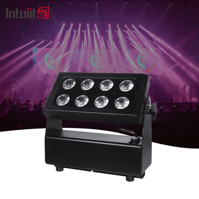 8X15W Su geçirmez IP65 Pil ile çalışan DMX LED Duvar yıkayıcıları Işıklar