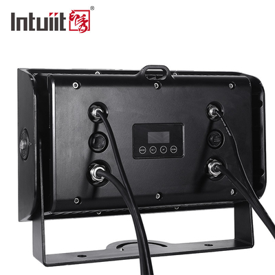 8X15W şehir renkli ışığı RGBW 4in1 IP54 su geçirmez duvar yıkayıcı ışığı DJ bar açık hava konser sahnesi için Pil ile çalışan