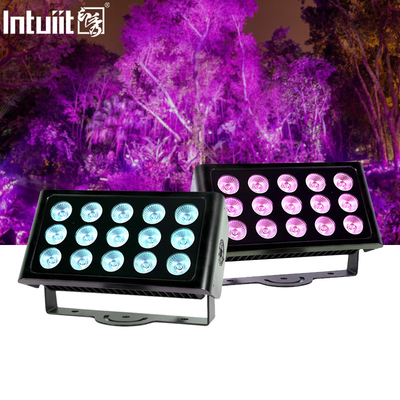 80W Dışarıdaki IP65 Kare DMX RGBW LED Fırtına Işığı Bina Cephesi için LED Duvar Yıkama Işığı