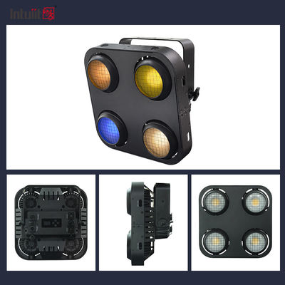 Sahne LED Blinder IP65 Seyirci Işığı için RGB Sıcak Beyaz Kehribar Renkli 400W Su Geçirmez 4 Gözlü Blinder Işıkları