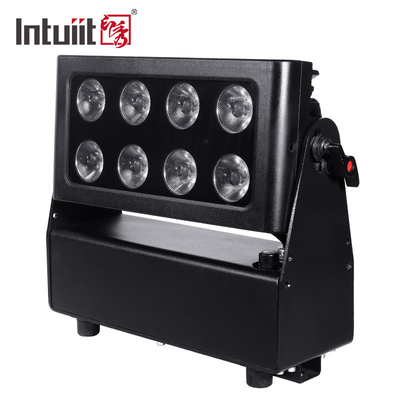 Su geçirmez Akülü Kablosuz Şehir Renkli Yıkama Işıklandırma Projekörü 8X15W RGBW LED'ler Led Sahne Işıkları