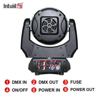 LED Sahne Işığı 19x10W DMX RGBW 4in1 Zoom LED yıkama Duvar Hareketli Baş Işığı DJ Bar Disco Club Konseri için